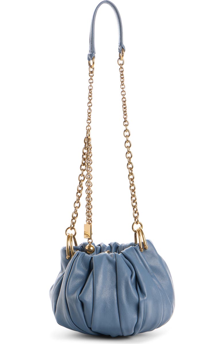 Chloé Pleated Crossbody Bag, Alternate, color, Ashes Blue
