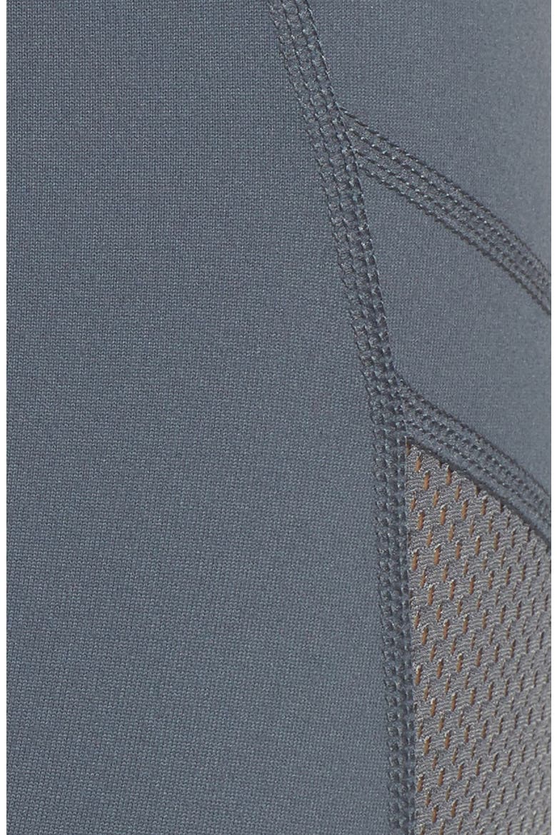 Luminous Mesh Inset Crop Leggings, Alternate, color, GREY GRAPHITE