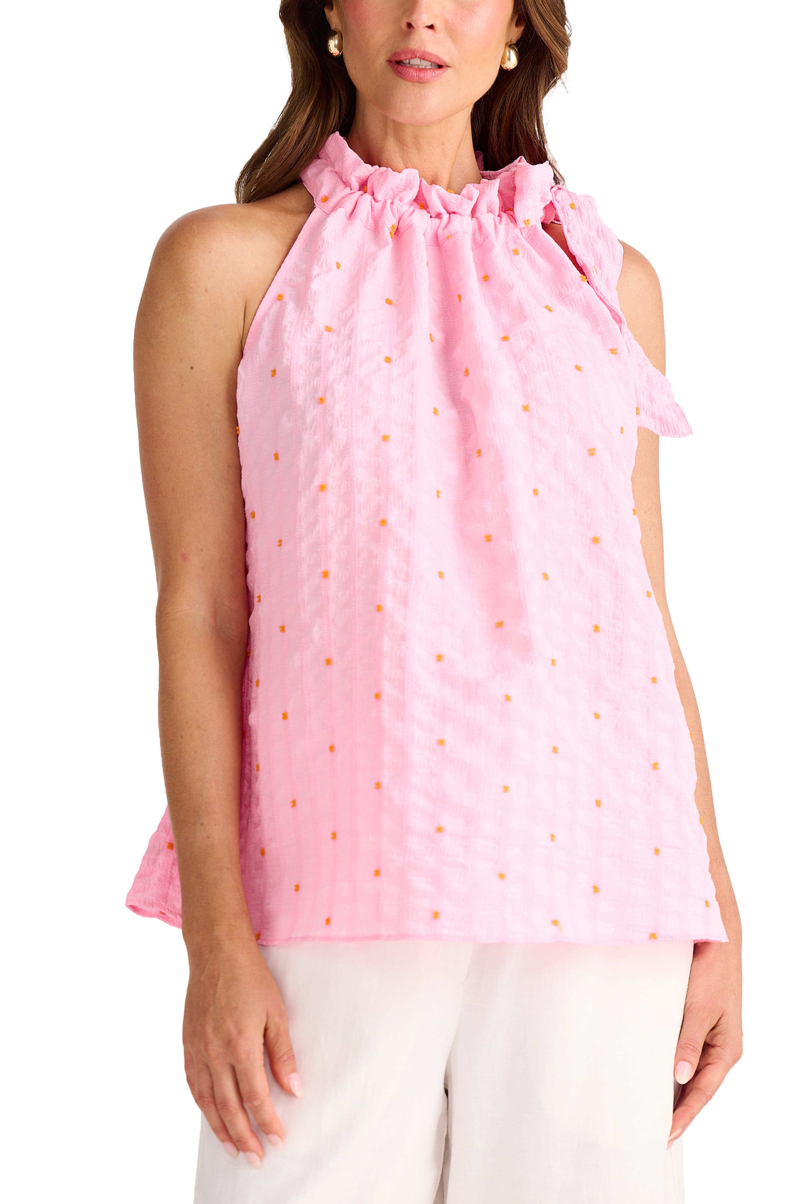 Soul Seersucker Sleeveless Top