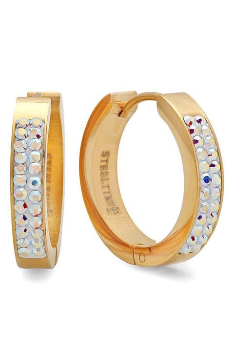 18k Gold Plated 20mm Hoop Earrings