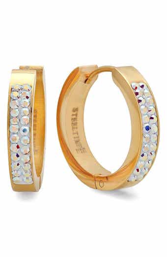 18k Gold Plated 20mm Hoop Earrings