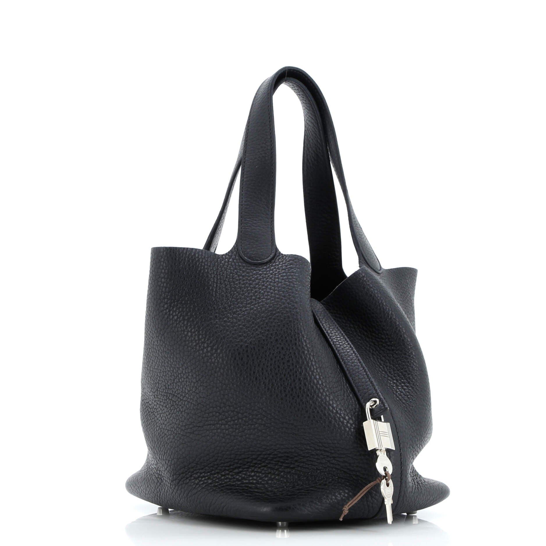 Pre-Owned Hermes Picotin Lock Bag Clemence MM, Alternate, color, 