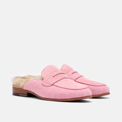 Marc Nolan Ms. Del Mar Loafer Mule In Pink