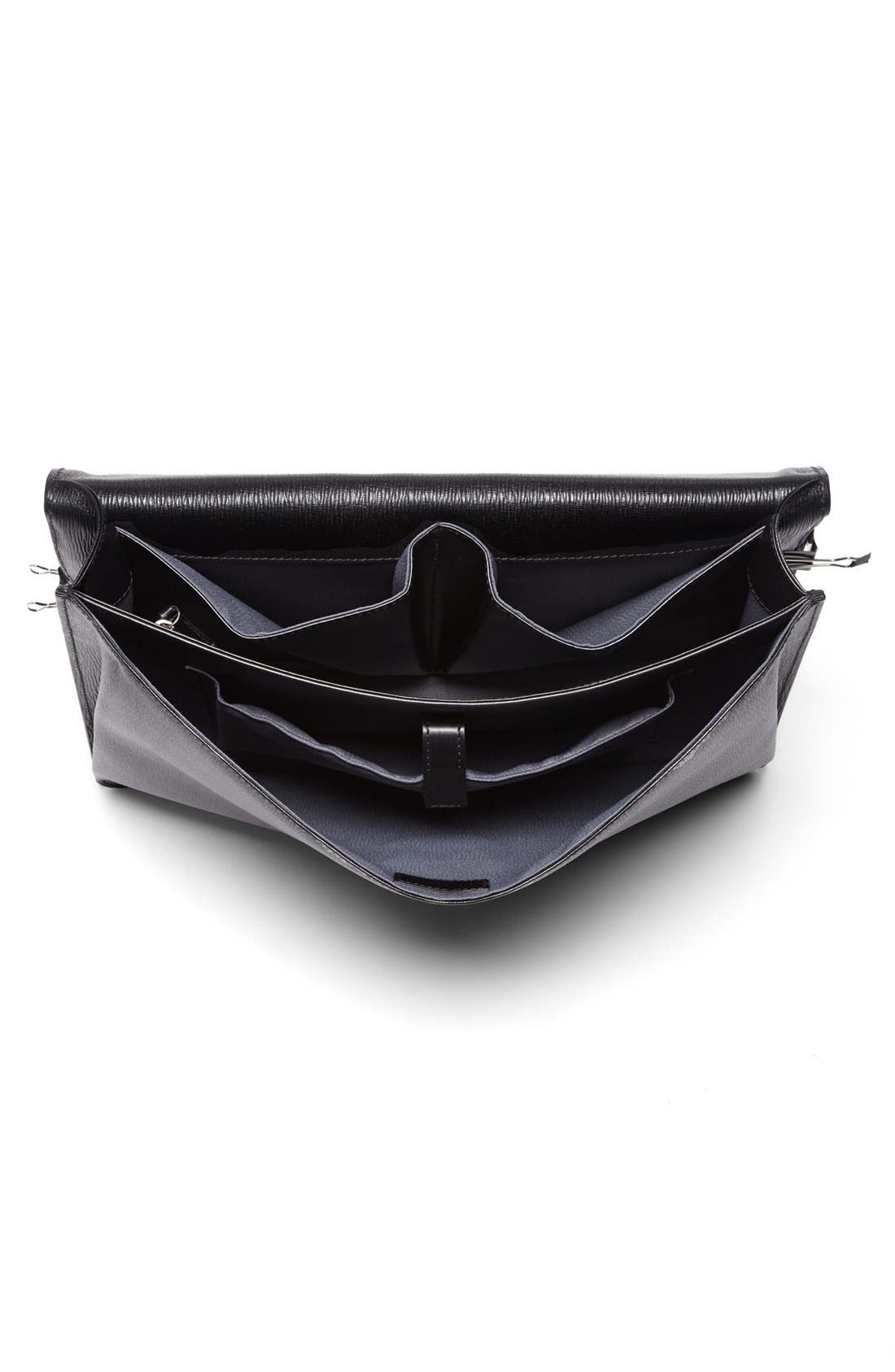 Salvatore Ferragamo 'Revival' Briefcase, Alternate, color, BLACK
