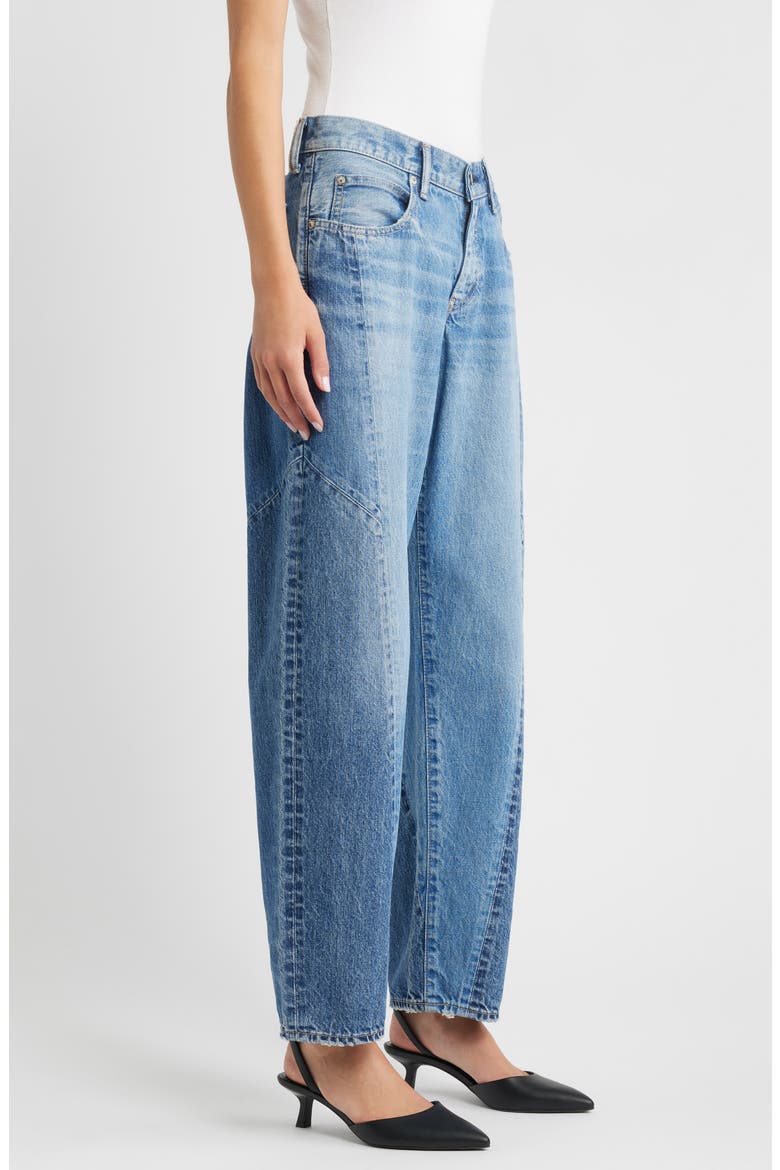 Micco Remake Tapered Wide Leg Jeans, Alternate, color, BLUE