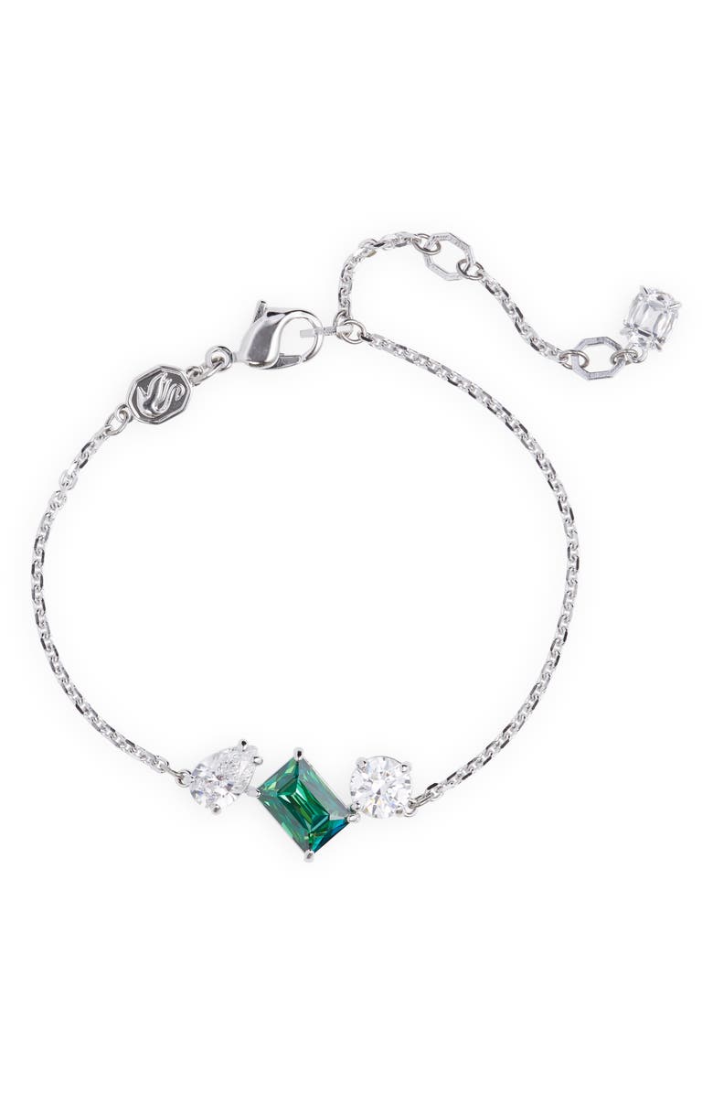 Swarovski Mesmera Bracelet, Main, color, Green