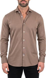 Maceoo Einstein Contemporary Fit Button-Up Shirt