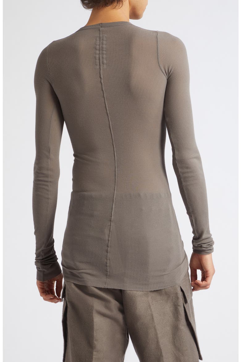 Rib Long Sleeve T-Shirt, Alternate, color, DUST