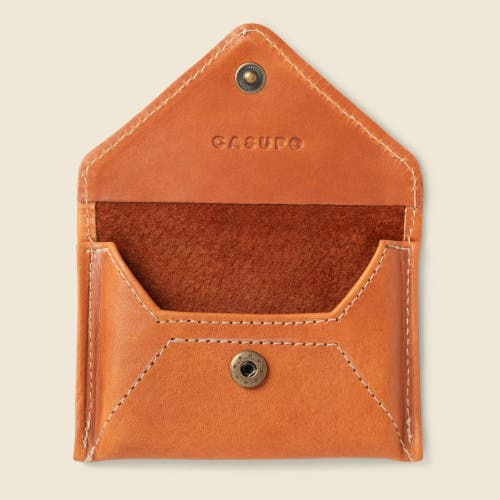 Casupo Mini Envelope Wallet With Rfid Protection In Orange