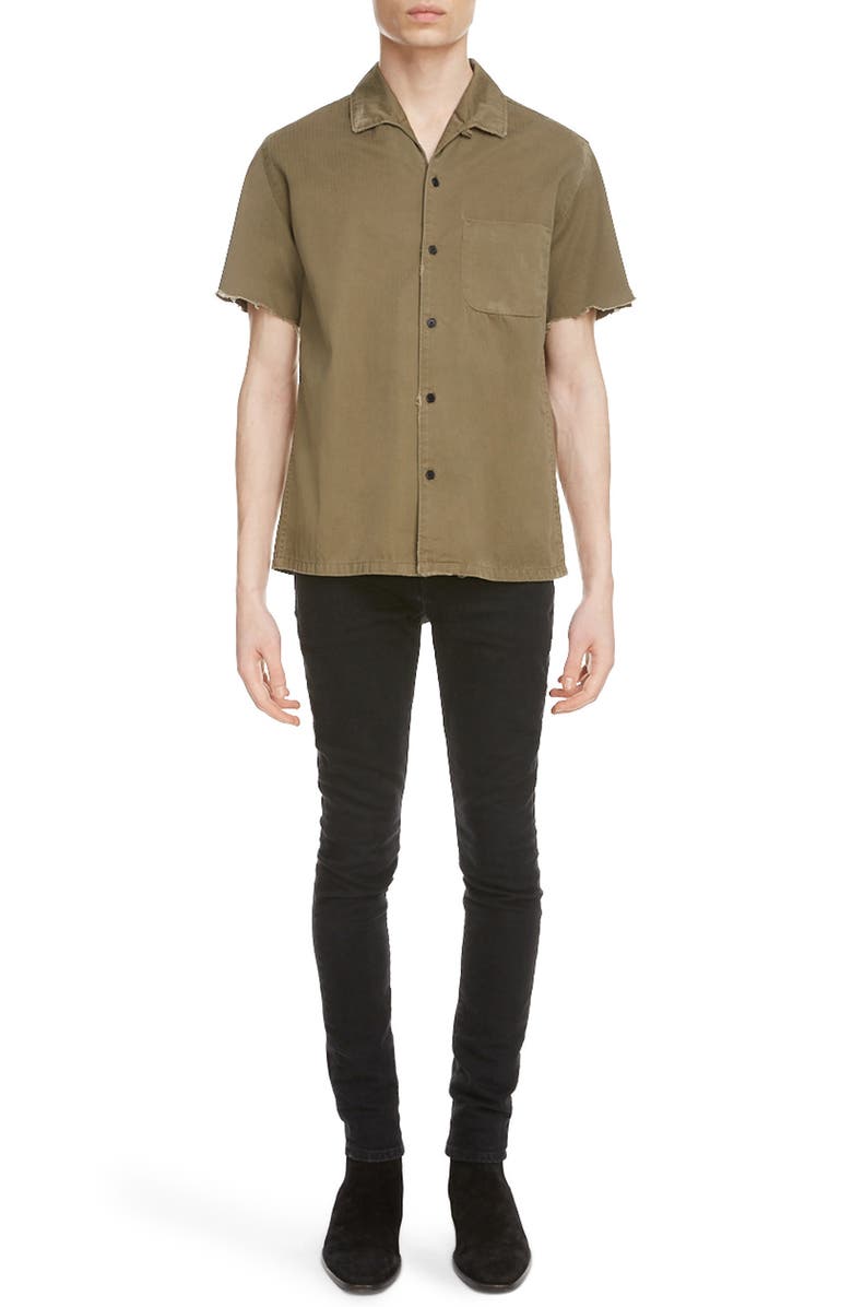 Saint Laurent Skinny Jeans, Alternate, color, 