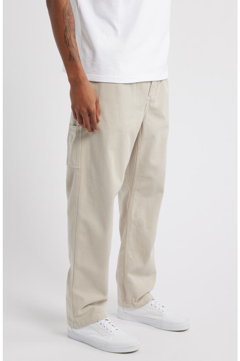Flint Straight Leg Twill Pants, Alternate, color, FLEUR DE SEL