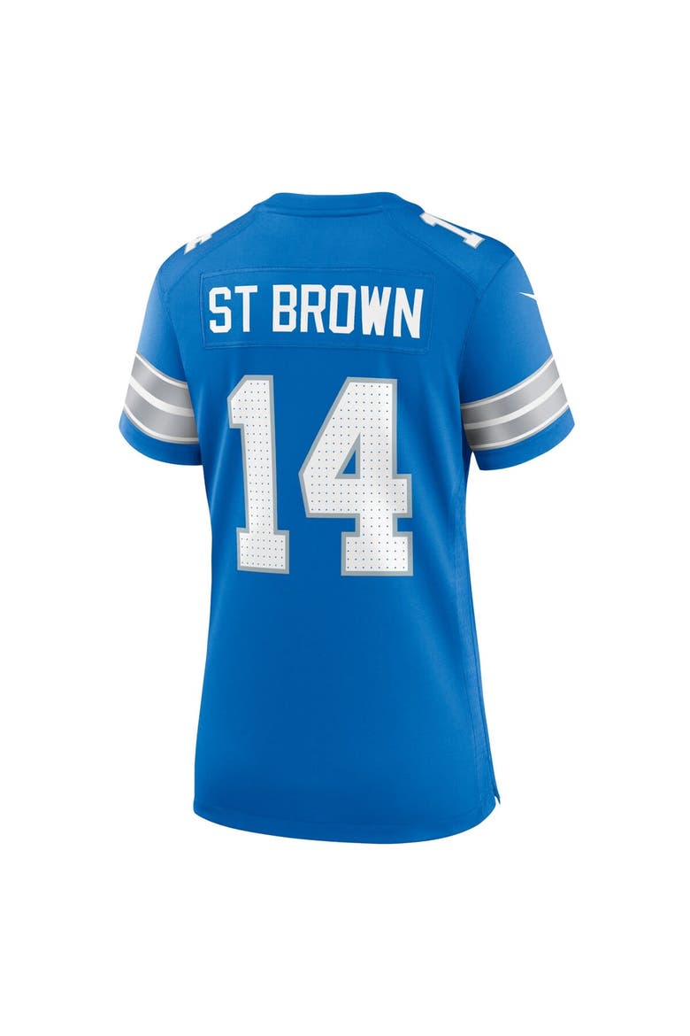 Women's Nike Amon-Ra St. Brown Blue Detroit Lions Team Game Jersey, Alternate, color, Blue