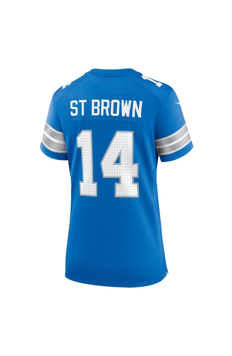 Nike Women's Nike Amon-Ra St. Brown Blue Detroit Lions Team Game Jersey, Alternate, color, Blue