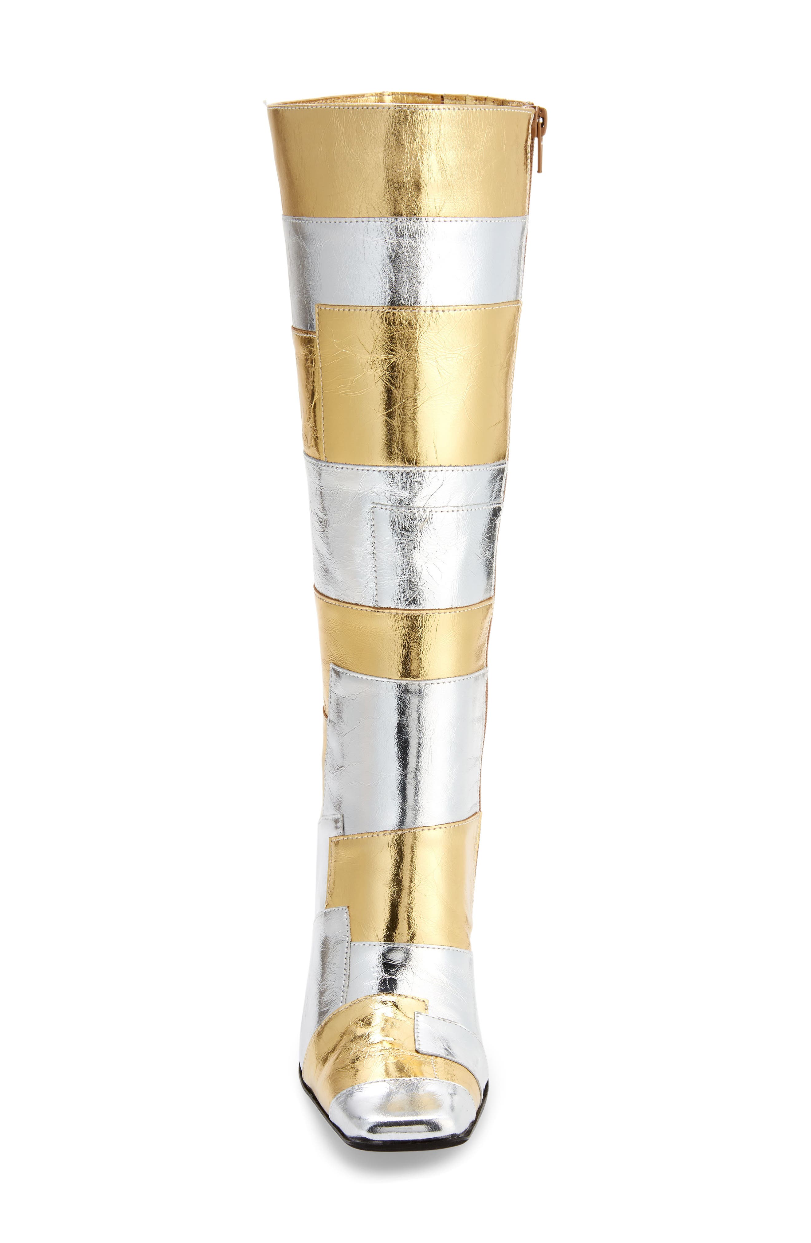 Jeffrey Campbell Lightspeed Patchwork Boot, Alternate, color, 