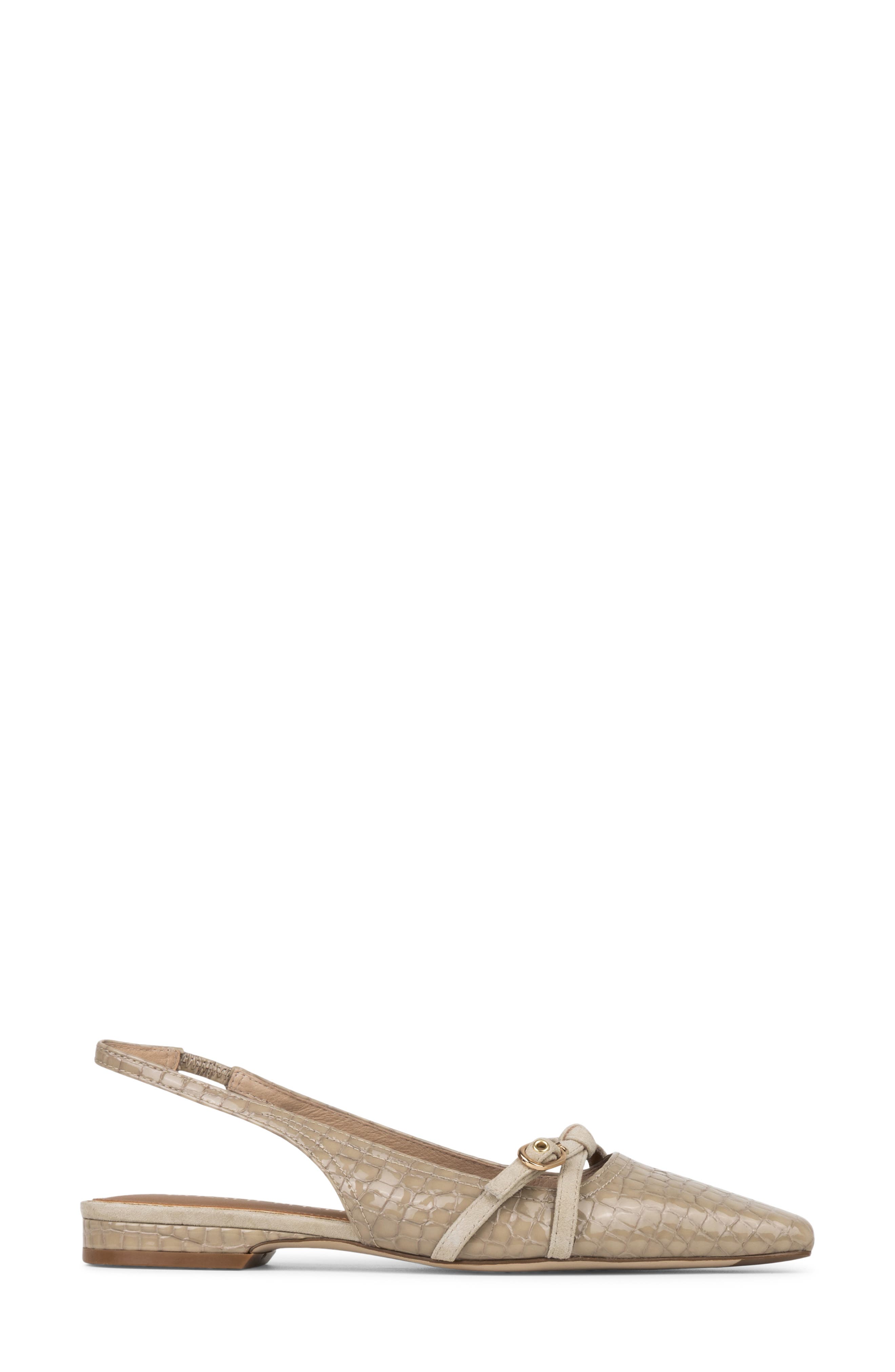 Darcelle Pointed Toe Slingback Flat, Alternate, color, PRALINE