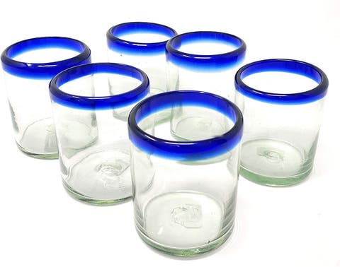 Rim Tumbler Glasses - Set of 6