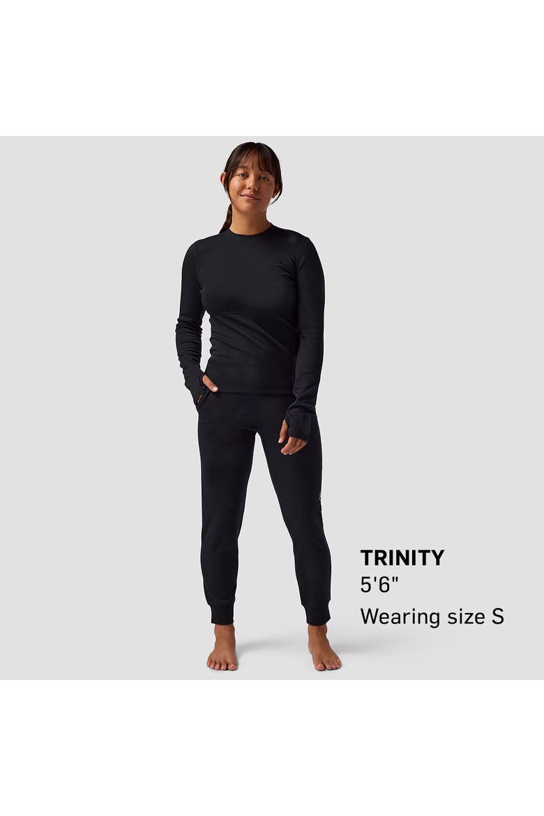Cedars Rws Merino Mid-Wt Baselayer Jger Bottom - Women's, Alternate, color, Black