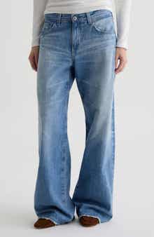 Adria Low Rise Wide Leg Jeans