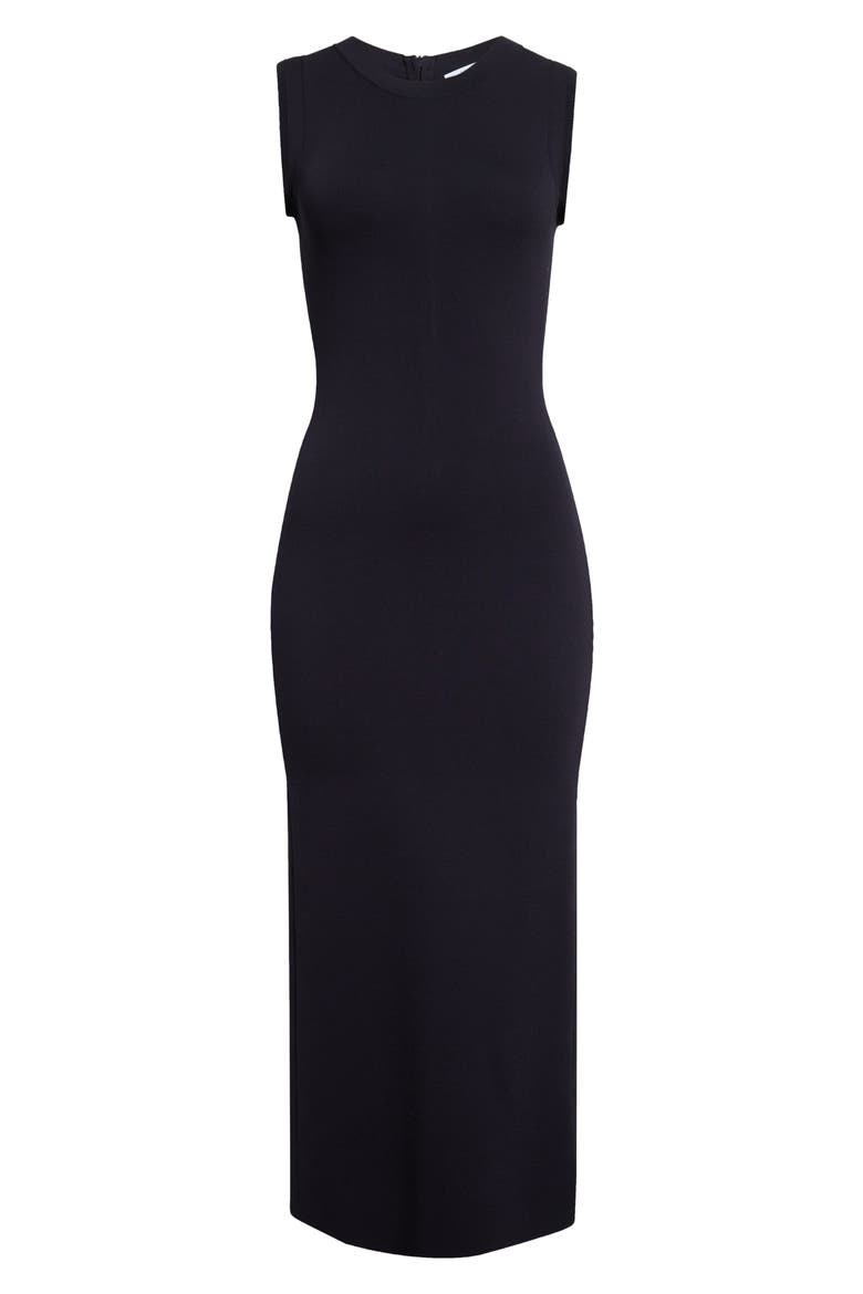 Visiera Sleeveless Jersey Dress, Alternate, color, NAVY