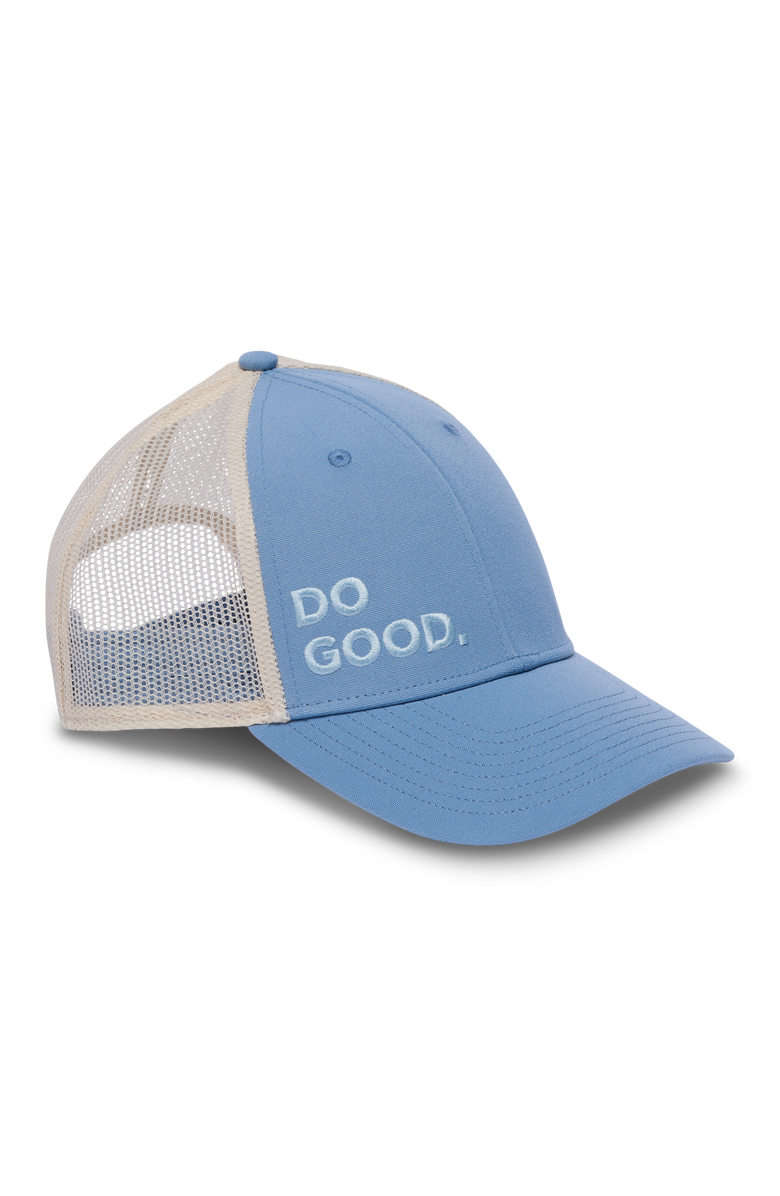Cotopaxi Do Good Trucker Hat, Main, color, Fjord