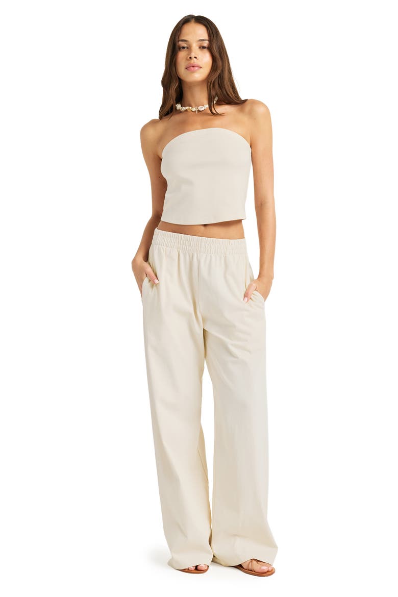 Daybreak Bandeau Top, Alternate, color, WHITE CREAM