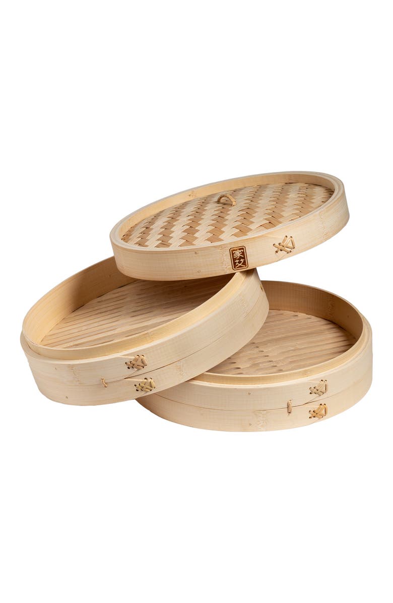 JOYCE CHEN 2-Tier Steamer Baskets, Alternate, color, Bamboo
