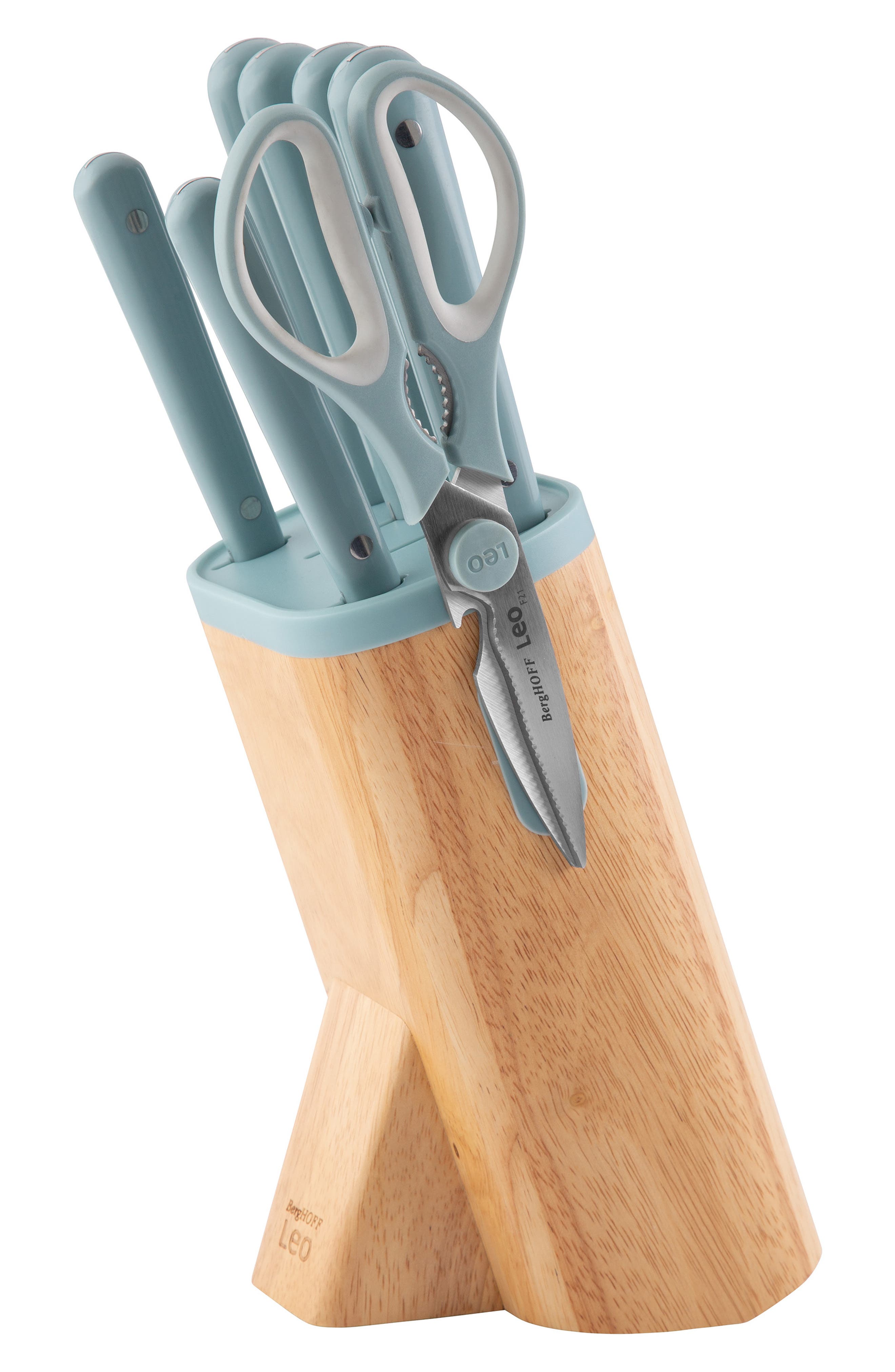 BergHOFF Slate Stainless Steel Knife Block Set