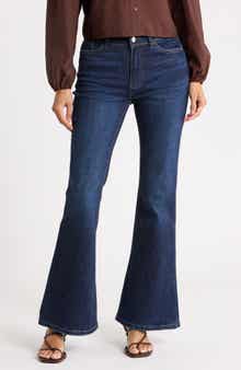 High Waist Flare Leg Jeans