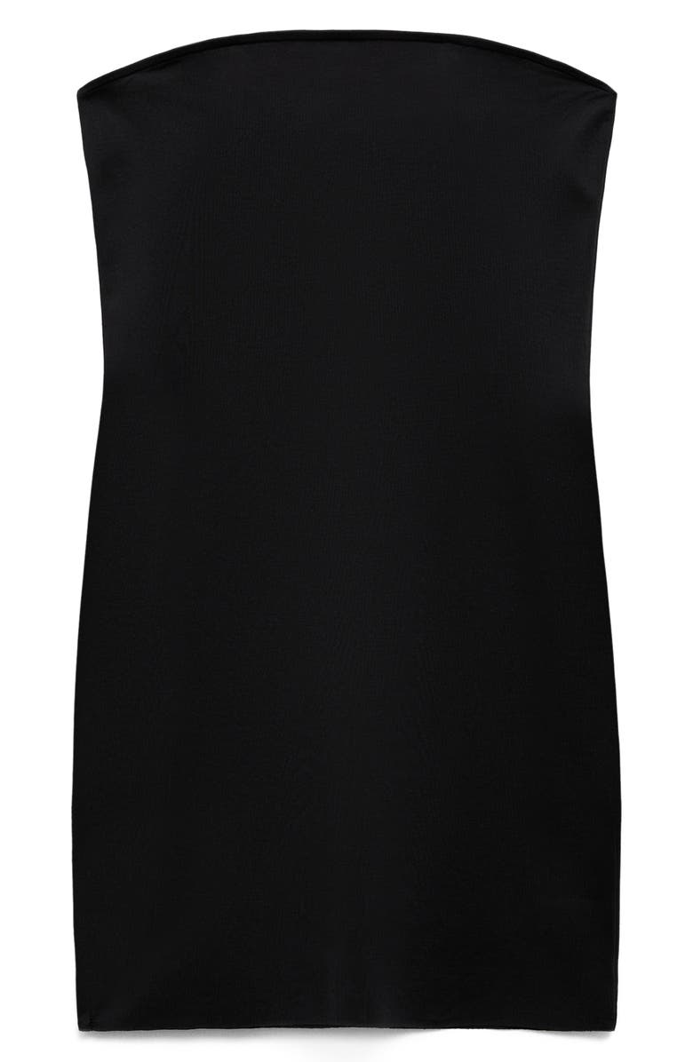 MANGO Strapless Mini Slipdress, Alternate, color,