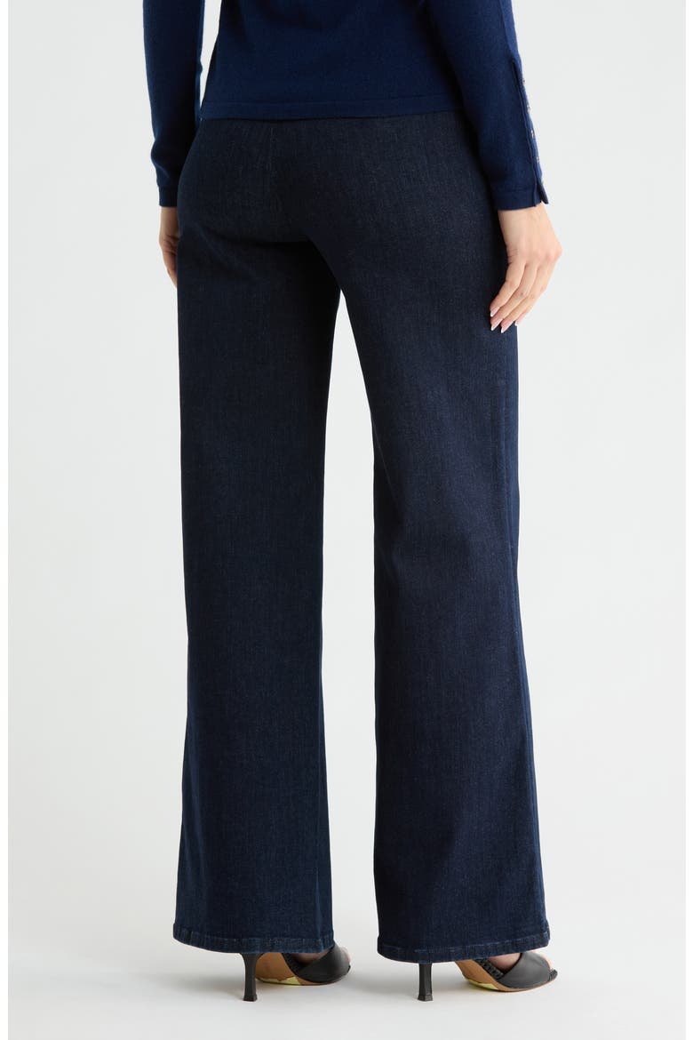 Anderson Wide Leg Pull-On Jeans, Alternate, color, DK DENIM