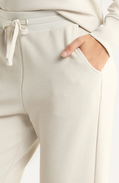 Free Fly Waffle Knit Joggers In White