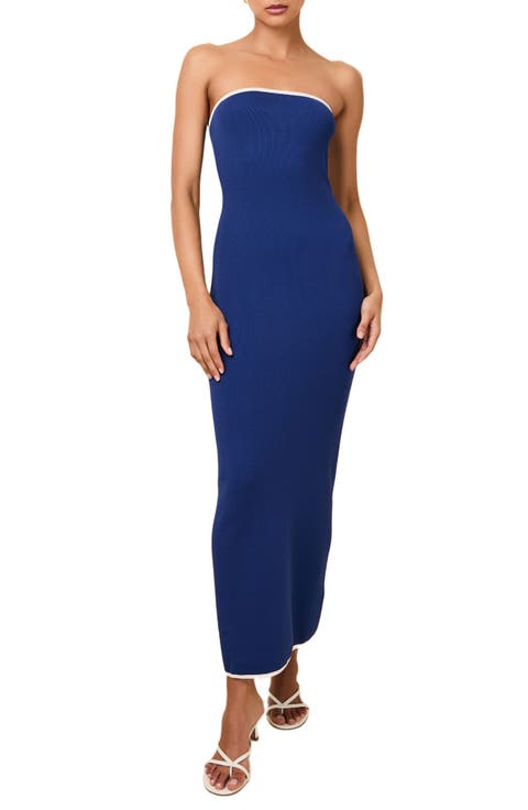 The Caroline Strapless Maxi Dress