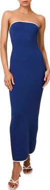 Solid & Striped The Caroline Strapless Maxi Dress