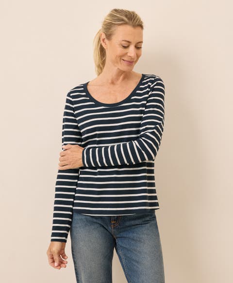 Organic Cotton Softspun Long Sleeve Scoop Neck Tee