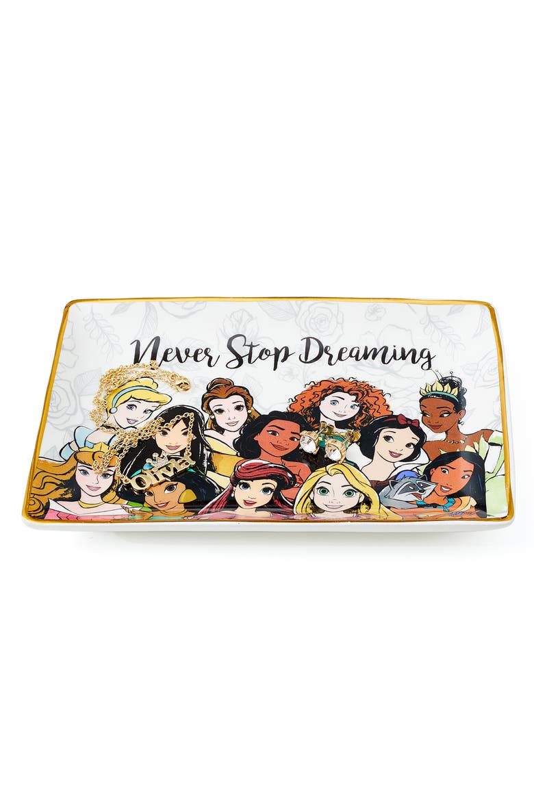 Princess Jewelry Trinket Tray, Alternate, color, Multi