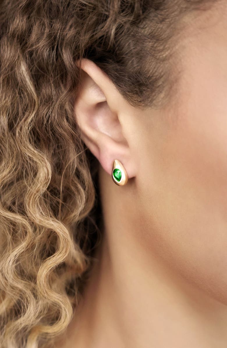 Ettika Glowing Teardrop Cubic Zirconia Stud Earrings, Alternate, color,