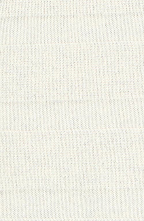 Barbour Fenhill Wool Blend Long Sleeve Polo In White