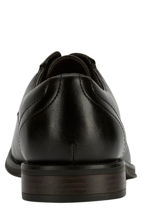 Dockers Mens Echo Synthetic Leather Cap Toe Dress Oxford Lace Up Shoe In Black