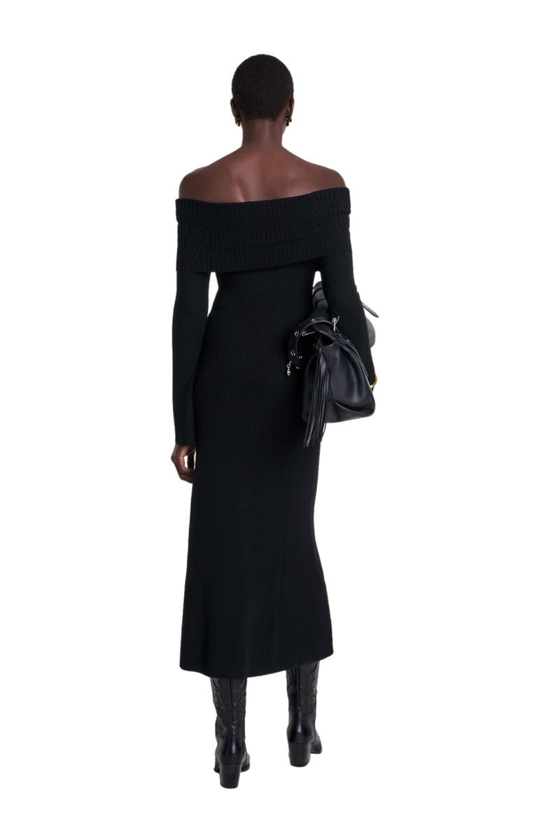 maje Knit maxi dress, Alternate, color, 