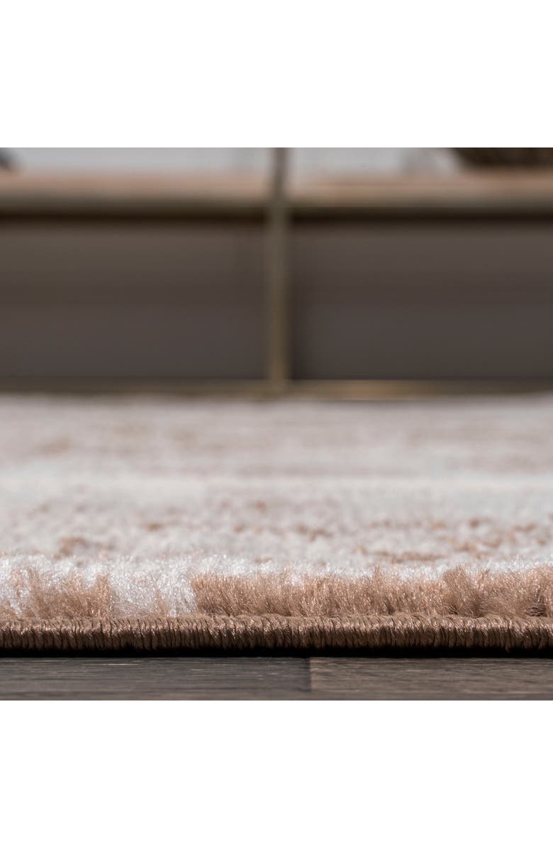 JONATHAN Y Rosalia Cottage Medallion Area Rug, Alternate, color, Brown/Cream