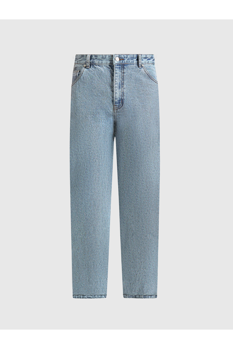 DN001 Tapered Fit Jeans, Alternate, color, Mid Blue