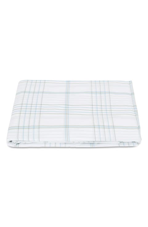August Plaid 500 Thread Count Fitted Sheet