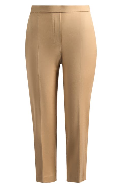 Sleek Flannel Treeca Pull-On Pants