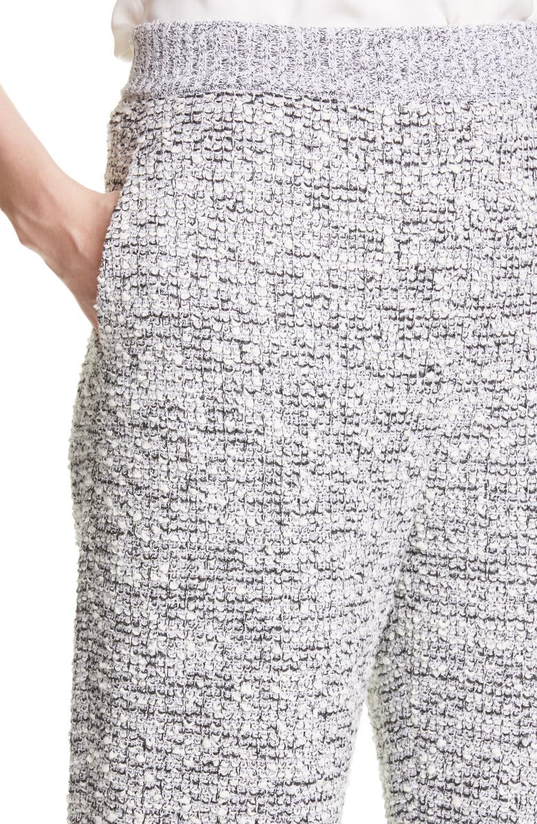 St. John Collection Bouclé Knit Jogger Pants, Alternate, color,