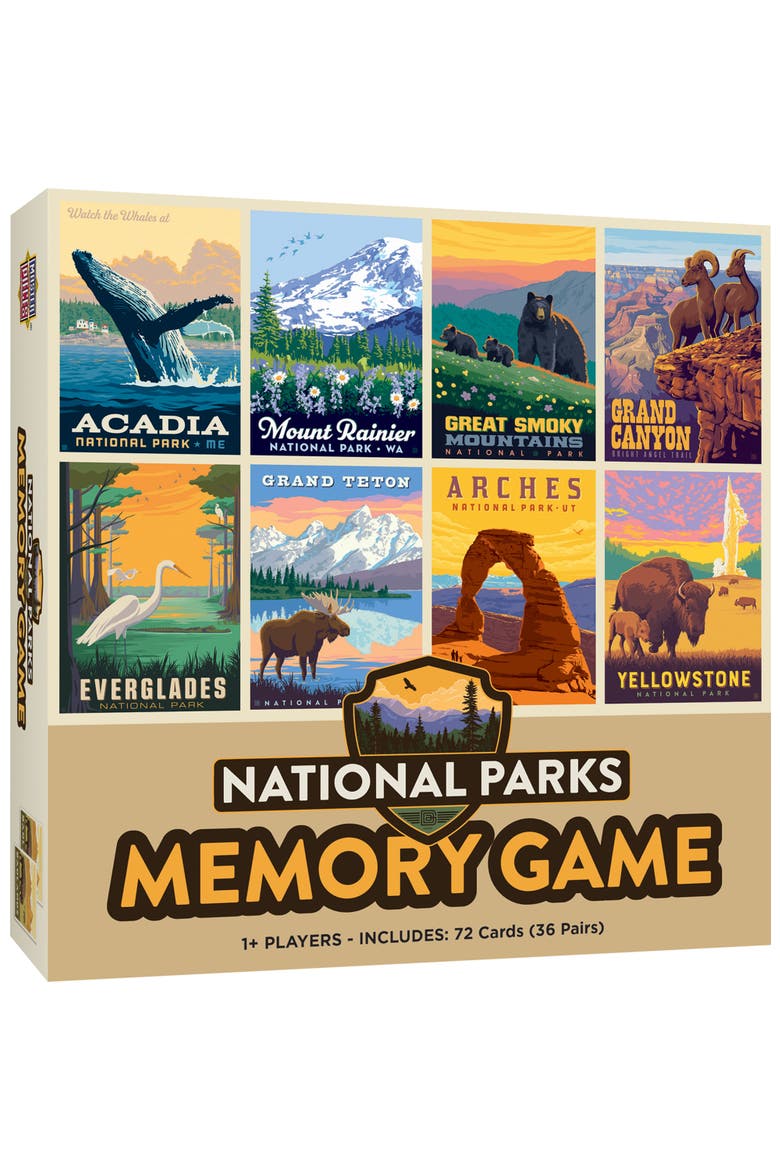 National Parks Memory Game, Main, color, Multicolor