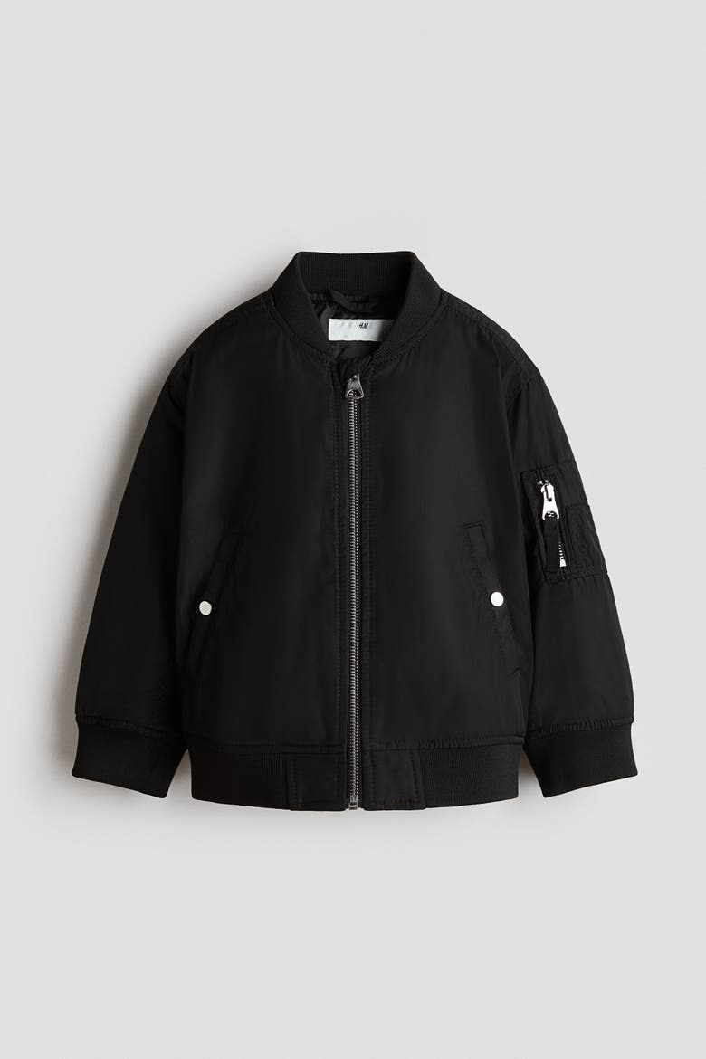 Bomber Jacket, Main, color, Black