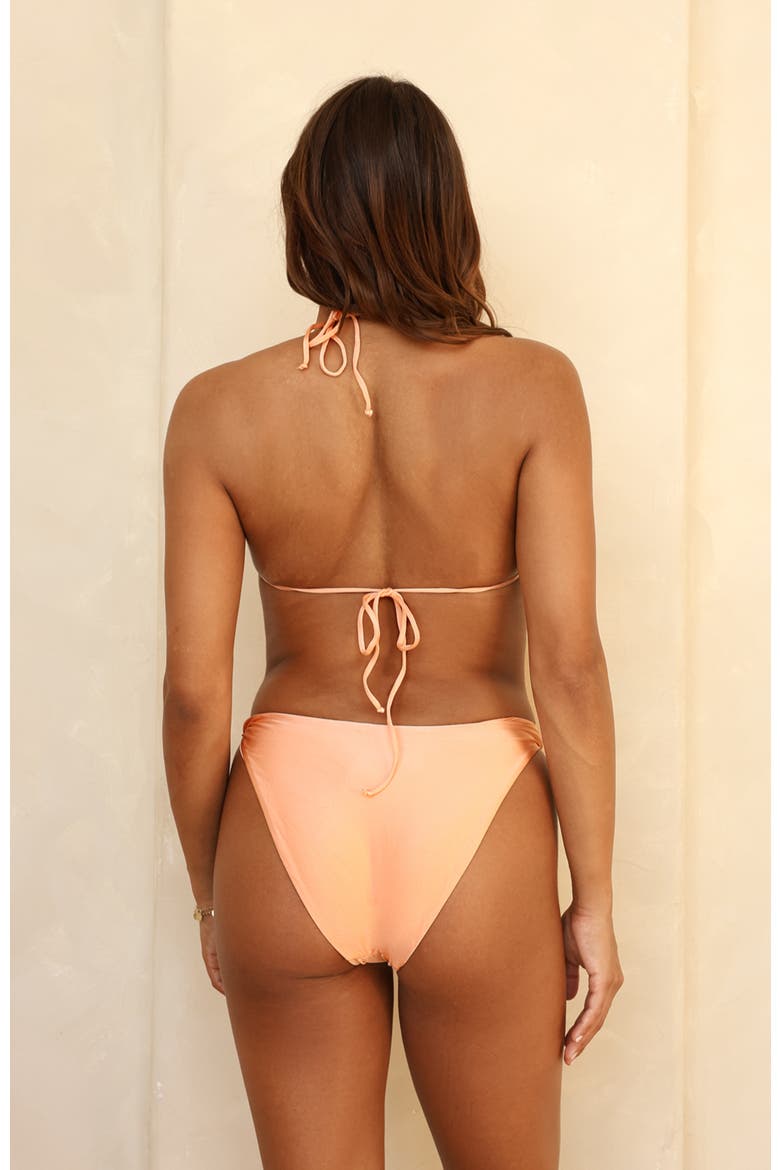 Maldive Cheeky Bikini Bottom, Alternate, color, Peach Nectar