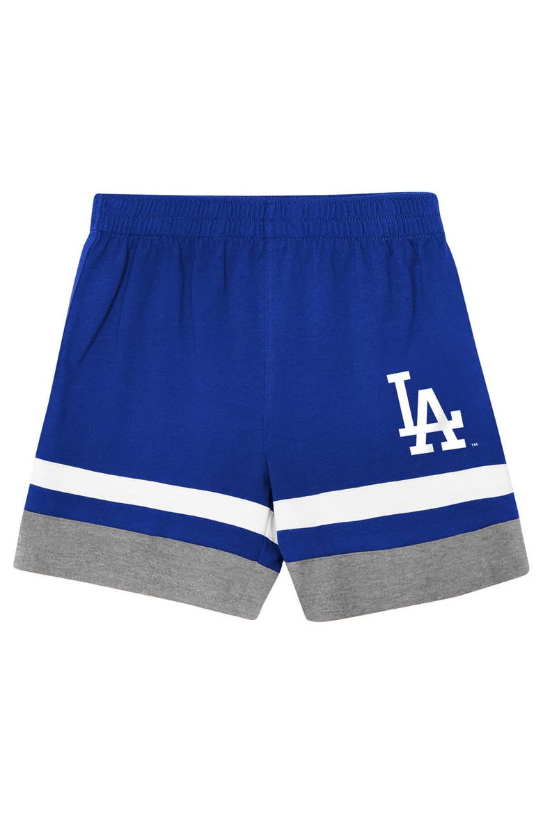 Toddler Outerstuff Royal Los Angeles Dodgers Ground Ball T-Shirt & Shorts Set, Alternate, color, Royal