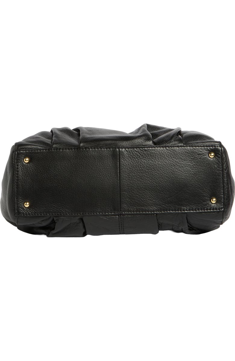 AIMEE Unsubscribed Convertible Leather Shopper, Alternate, color, Black