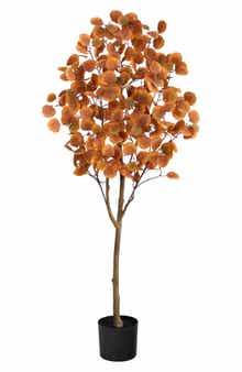 NEARLY NATURAL 5-Foot Autumn Eucalyptus Artificial Tree